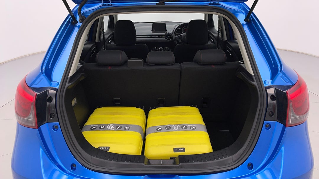 Boot Inside View with Luggage