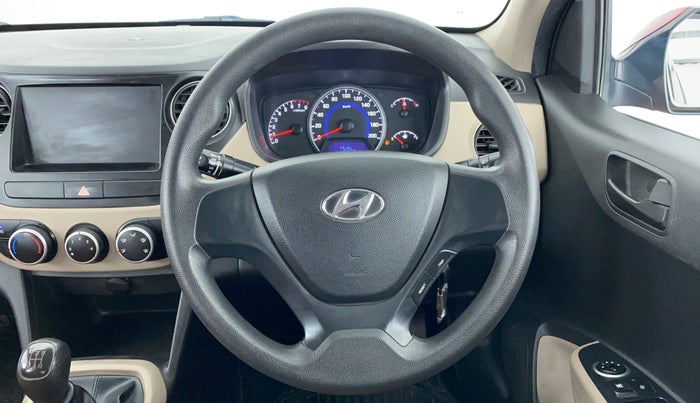 2017 Hyundai Grand i10 MAGNA 1.2 VTVT, Petrol, Manual, 32,318 km, Steering Wheel Close Up