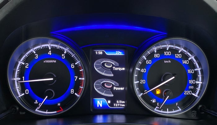 2020 Toyota Glanza G CVT, Petrol, Automatic, 7,300 km, Odometer Image