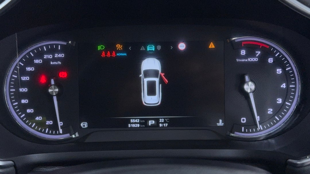 2023 MG HS Excite, Automatic, 51929 km, Odometer View