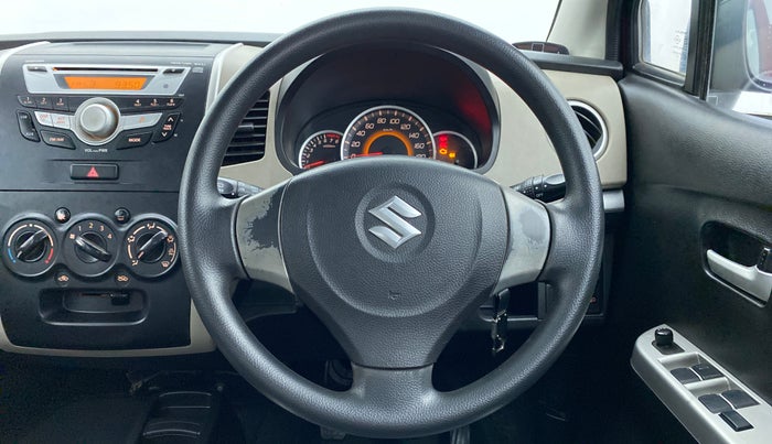 2015 Maruti Wagon R 1.0 VXI, Petrol, Manual, 53,252 km, Steering Wheel Close Up