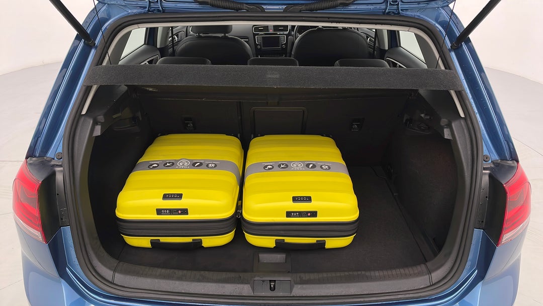 Boot Inside View with Luggage