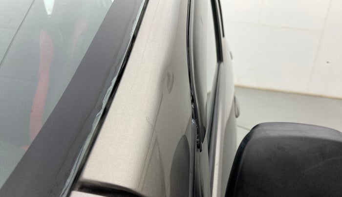 2018 Datsun Redi Go T (O), Petrol, Manual, 90,823 km, Left A pillar - Slightly dented