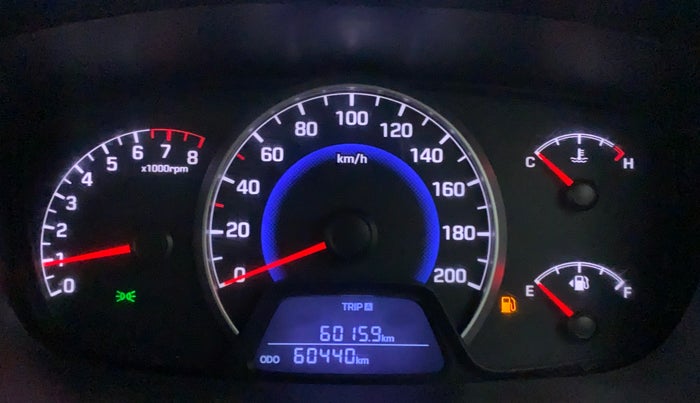 2016 Hyundai Grand i10 ASTA 1.2 KAPPA VTVT, Petrol, Manual, 60,480 km, Odometer Image