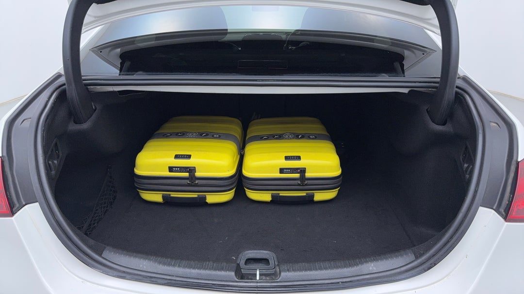 Boot Inside View with Luggage