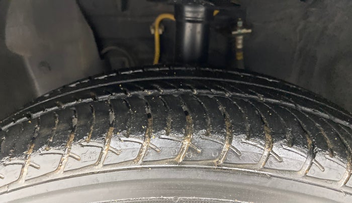 2019 Datsun Go T(O), Petrol, Manual, 22,744 km, Left Front Tyre Tread