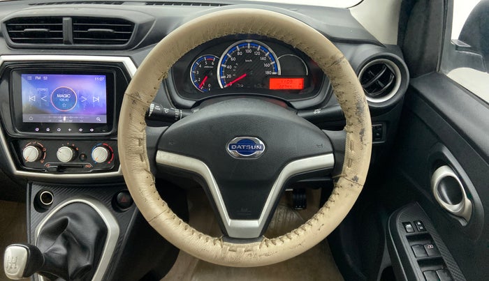 2019 Datsun Go T(O), Petrol, Manual, 22,744 km, Steering Wheel Close Up