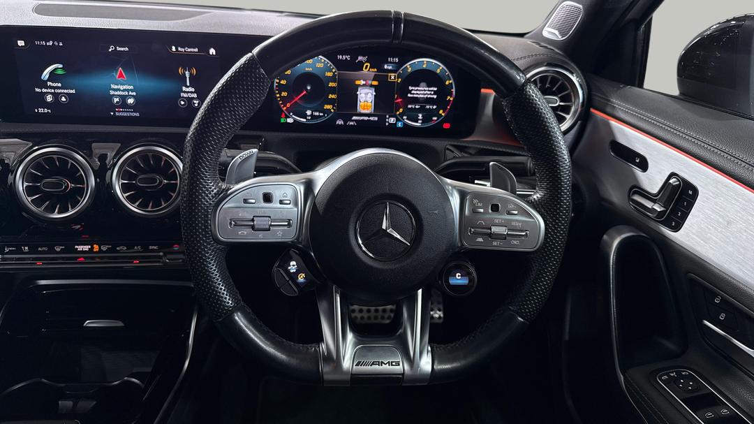 2021 Mercedes-amg A35 4matic, Automatic, 36519 km, Steering Wheel Close-up