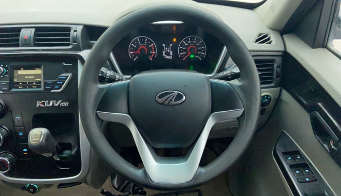 2016 Mahindra Kuv100 K6 D 6 STR, Diesel, Manual, 44,878 km, Steering Wheel Close Up
