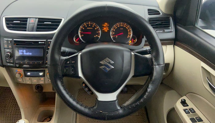 2016 Maruti Swift Dzire ZXI, Petrol, Manual, 30,617 km, Steering Wheel Close Up