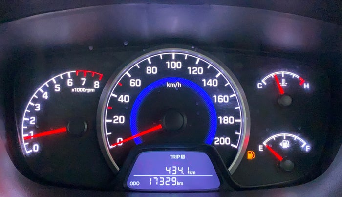 2018 Hyundai Grand i10 SPORTZ 1.2 KAPPA VTVT, Petrol, Manual, 17,329 km, Odometer Image