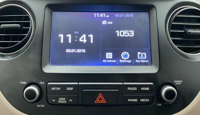 2018 Hyundai Grand i10 SPORTZ 1.2 KAPPA VTVT, Petrol, Manual, 17,329 km, Infotainment System