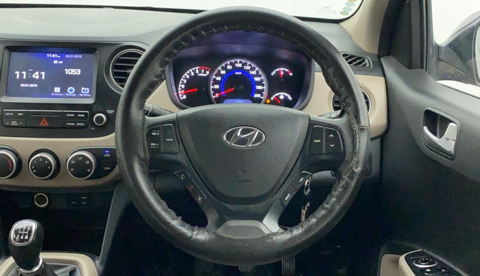 2018 Hyundai Grand i10 SPORTZ 1.2 KAPPA VTVT, Petrol, Manual, 17,329 km, Steering Wheel Close Up