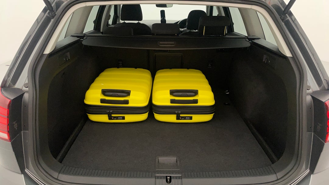 Boot Inside View with Luggage