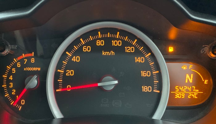 2016 Maruti Celerio VXI (O) AMT, Petrol, Automatic, 54,296 km, Odometer Image