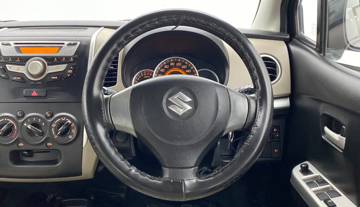 2013 Maruti Wagon R 1.0 VXI, Petrol, Manual, 52,002 km, Steering Wheel Close Up