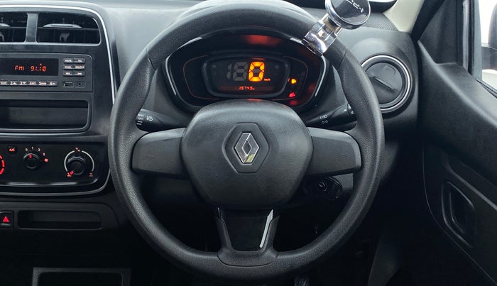 2018 Renault Kwid RXL, Petrol, Manual, 19,791 km, Steering Wheel Close Up