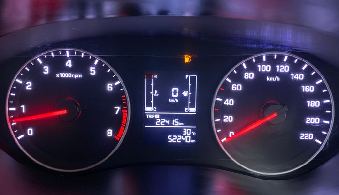 2018 Hyundai Elite i20 ASTA 1.2, Petrol, Manual, 52,311 km, Odometer Image