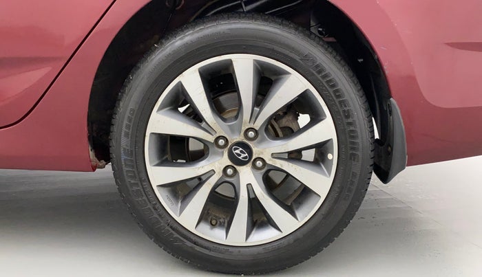 2014 Hyundai Verna FLUIDIC 1.6 VTVT SX, Petrol, Manual, 1,12,830 km, Left Rear Wheel