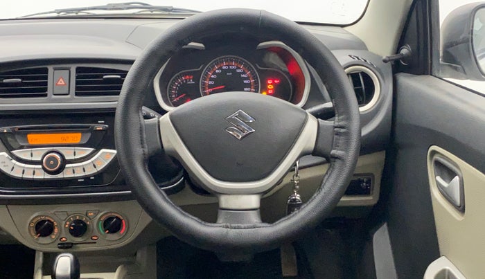 2015 Maruti Alto K10 VXI AMT P, Petrol, Automatic, 93,960 km, Steering Wheel Close-up
