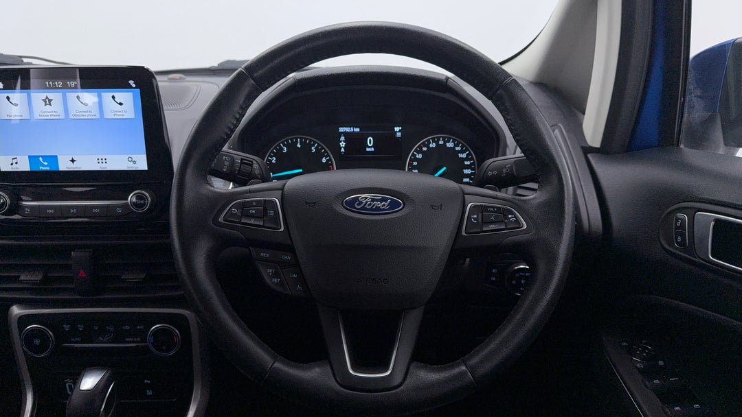 2018 Ford Ecosport Titanium, Automatic, 22762 km, Steering Wheel Close-up