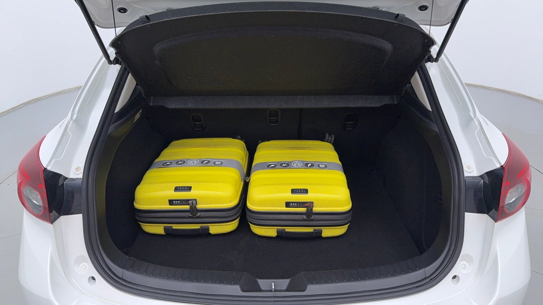 Boot Inside View with Luggage