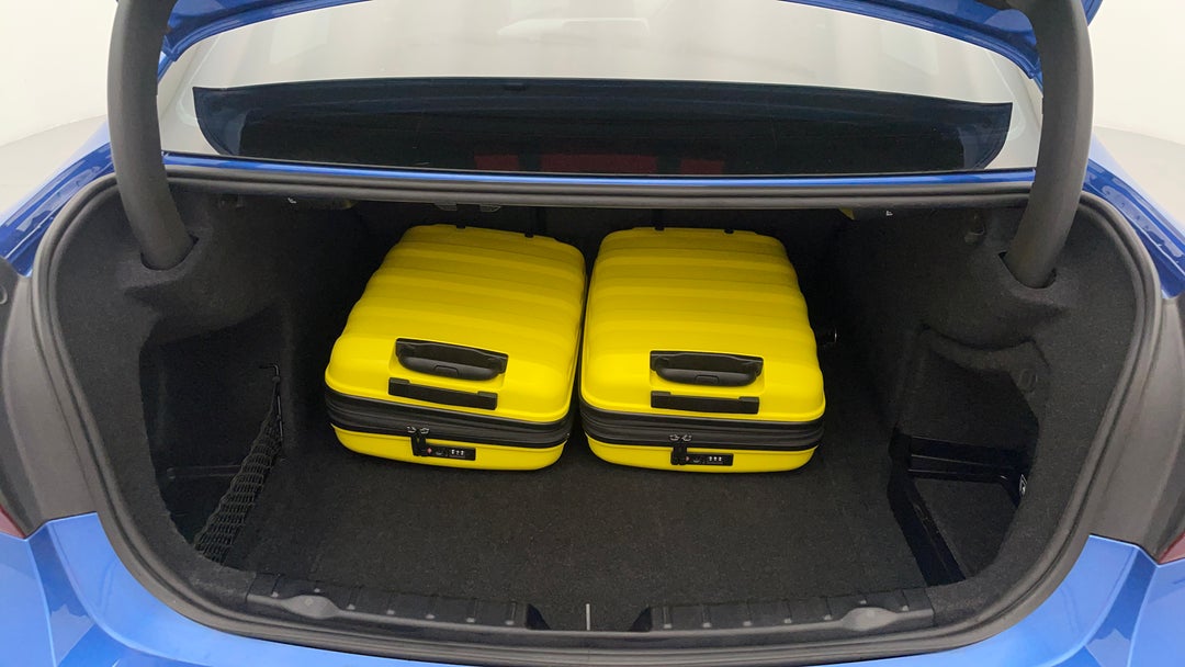 Boot Inside View with Luggage