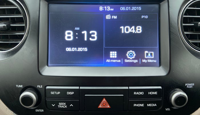 2017 Hyundai Grand i10 SPORTZ (O) 1.2 AT VTVT, Petrol, Automatic, 89,733 km, Infotainment System