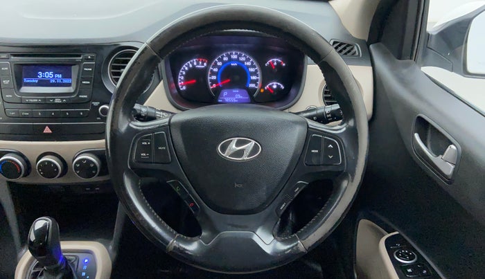 2014 Hyundai Grand i10 ASTA 1.2 AT VTVT, CNG, Automatic, 78,224 km, Steering Wheel Close Up