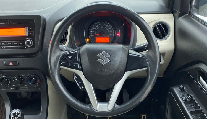 2019 Maruti New Wagon-R VXI 1.2L, Petrol, Manual, 36,113 km, Steering Wheel Close Up