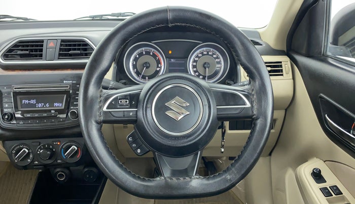 2017 Maruti Dzire VXI, Petrol, Manual, 37,376 km, Steering Wheel Close Up