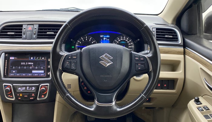 2019 Maruti Ciaz ALPHA 1.5 MT VTVT SHVS, Petrol, Manual, 39,980 km, Steering Wheel Close Up