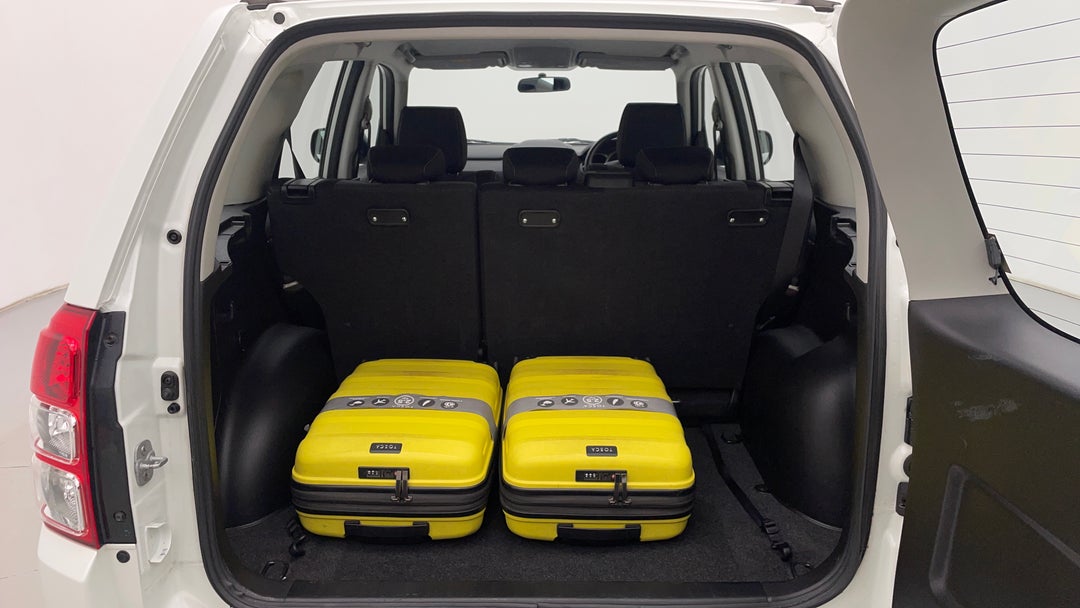 Boot Inside View with Luggage