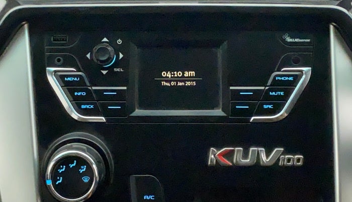2015 Mahindra Kuv100 K8 5 STR, Petrol, Manual, 29,288 km, Infotainment System