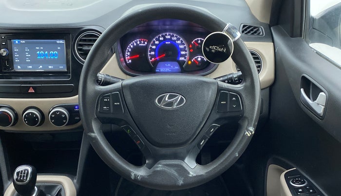 2016 Hyundai Grand i10 SPORTZ 1.2 KAPPA VTVT, Petrol, Manual, 86,634 km, Steering Wheel Close Up