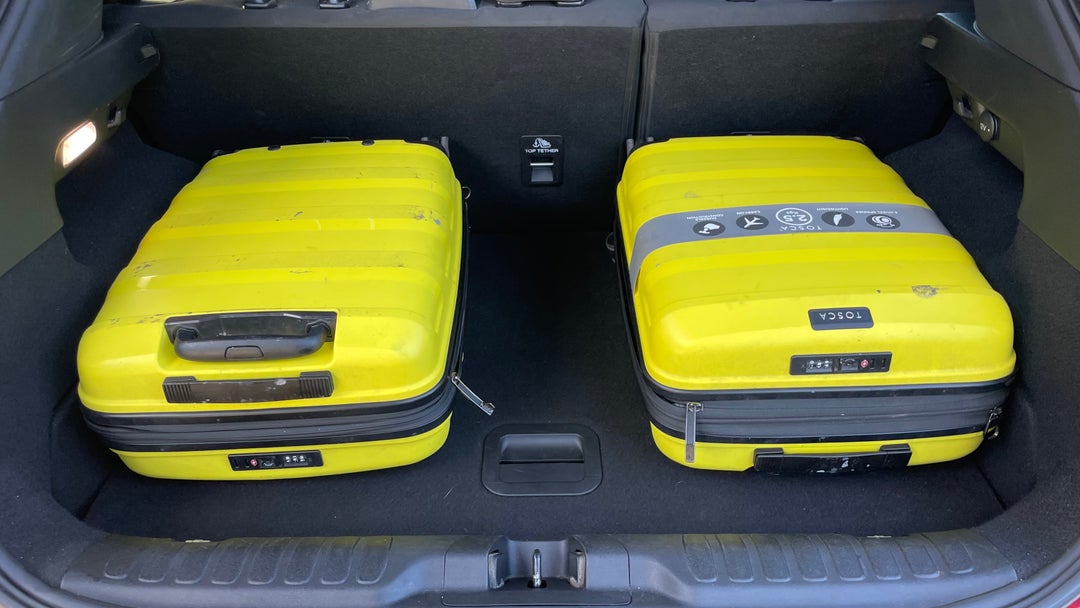 Boot Inside View with Luggage