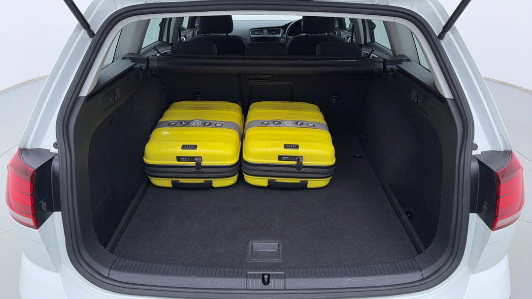 Boot Inside View with Luggage