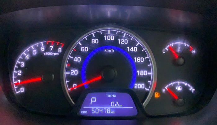 2016 Hyundai Grand i10 ASTA AT 1.2 KAPPA VTVT, Petrol, Automatic, 50,477 km, Odometer Image