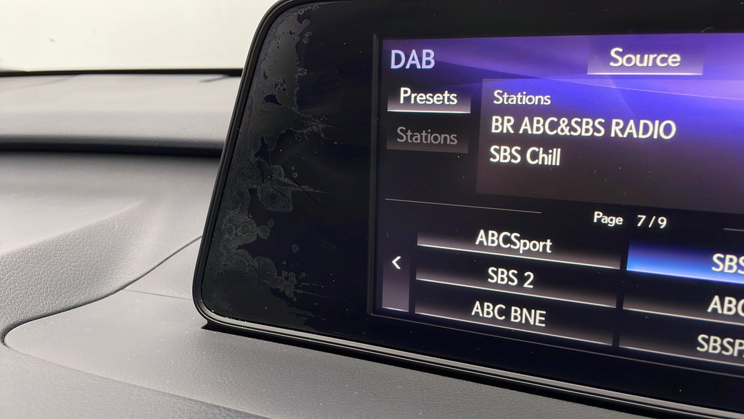 Infotainment System Face Plate Wear