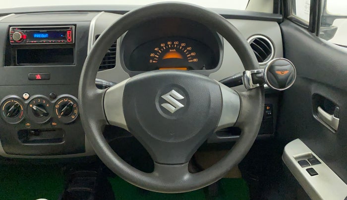 2012 Maruti Wagon R 1.0 LXI, Petrol, Manual, 99,964 km, Steering Wheel Close Up