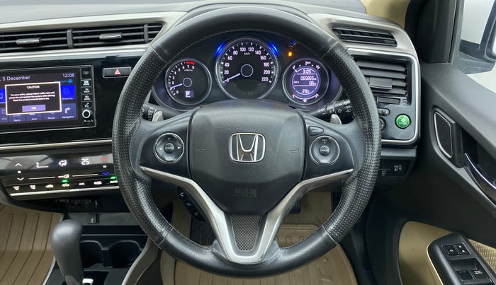 2017 Honda City V CVT, Petrol, Automatic, 66,278 km, Steering Wheel Close Up