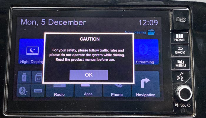 2017 Honda City V CVT, Petrol, Automatic, 66,278 km, Infotainment system - Touch screen not working