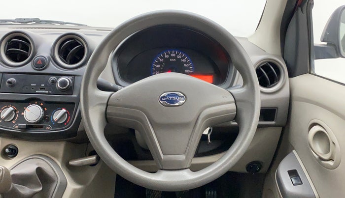 2015 Datsun Go Plus T, Petrol, Manual, 39,300 km, Steering Wheel Close Up