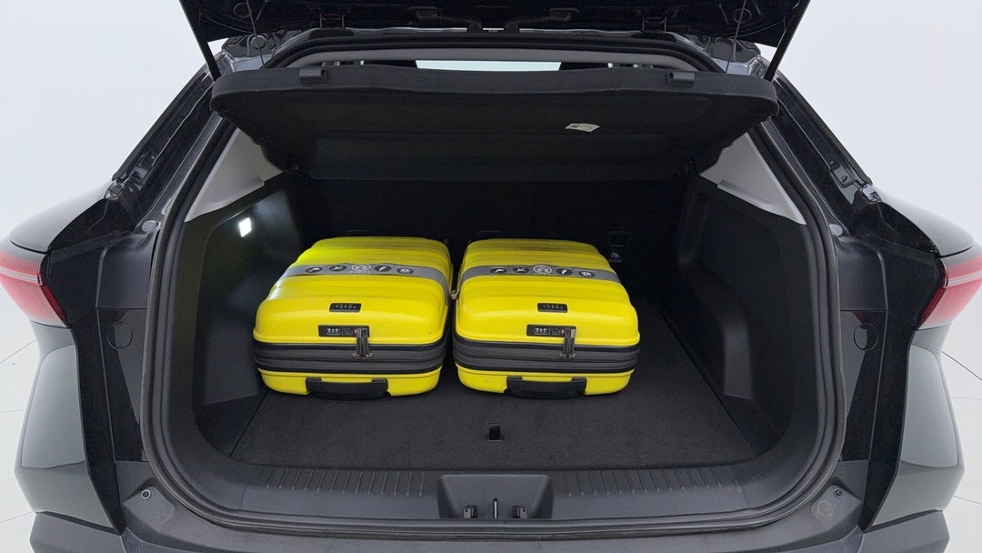Boot Inside View with Luggage
