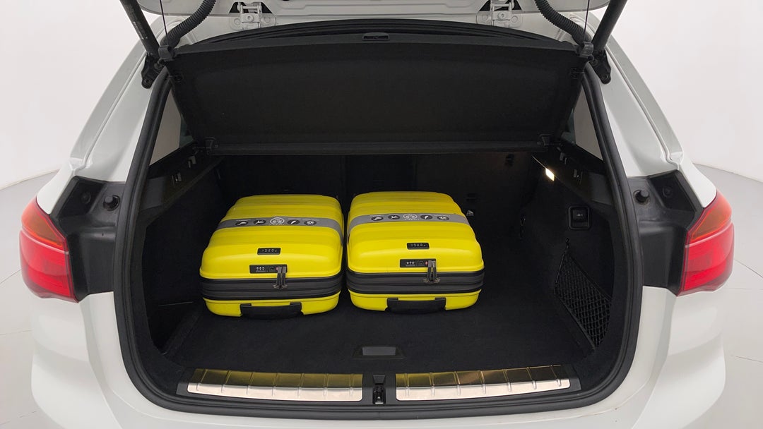Boot Inside View with Luggage