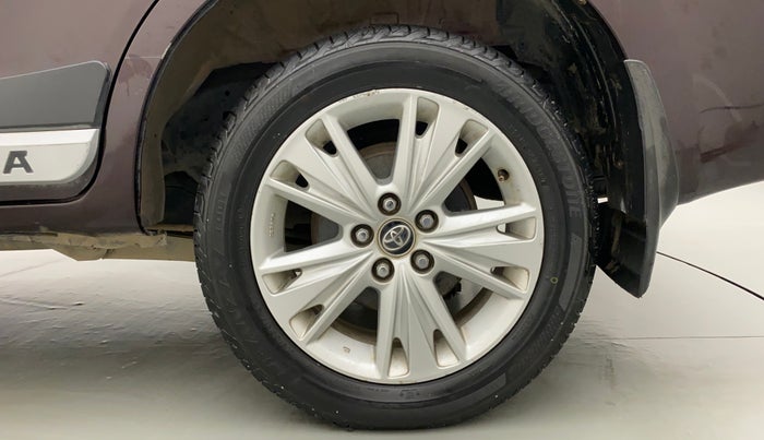 2016 Toyota Innova Crysta 2.7 ZX AT 7 STR, Petrol, Automatic, 1,05,130 km, Left Rear Wheel