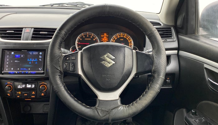 2012 Maruti Swift ZXI D, Petrol, Manual, 95,787 km, Steering Wheel Close Up