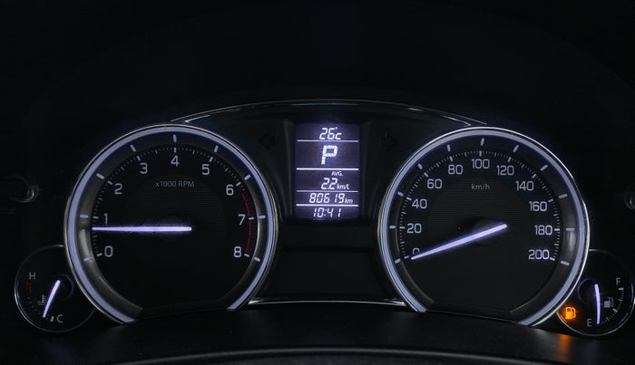2017 Maruti Ciaz ALPHA 1.4 VVT AMT, Petrol, Automatic, 80,667 km, Odometer Image