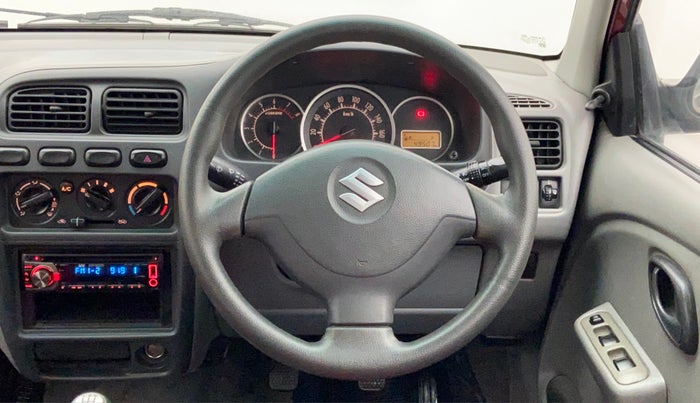 2012 Maruti Alto K10 VXI P, Petrol, Manual, 49,977 km, Steering Wheel