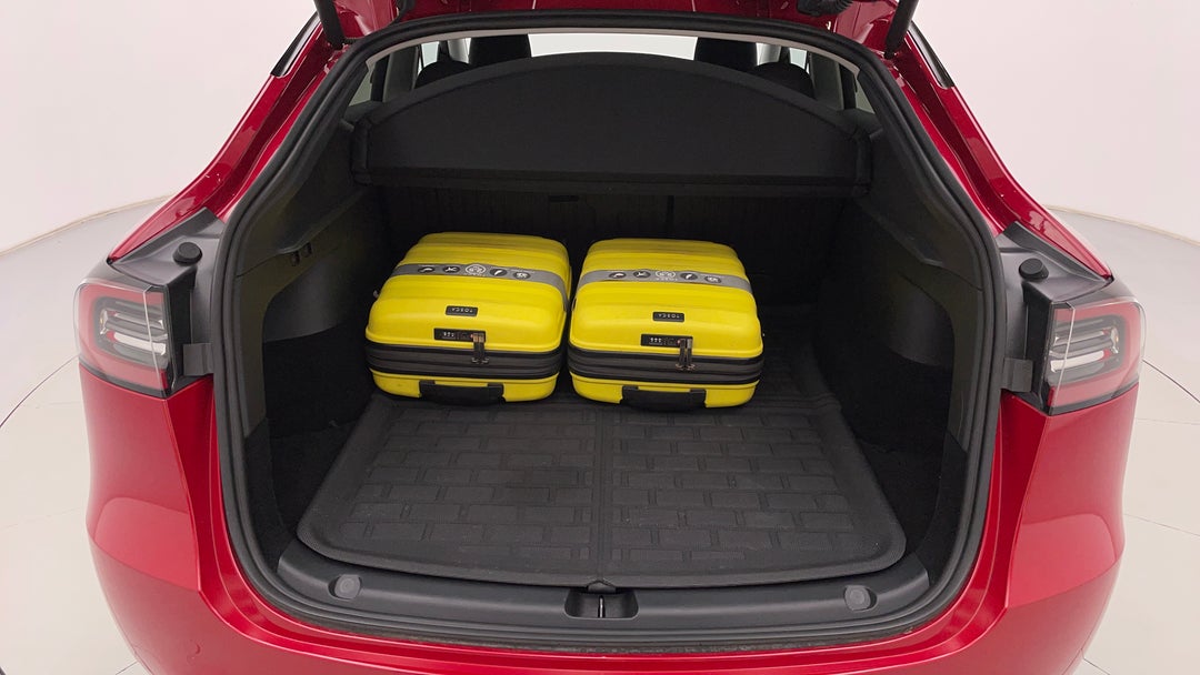 Boot Inside View with Luggage